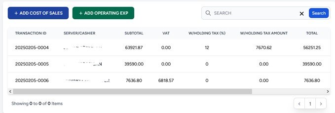 Expenses Tracker