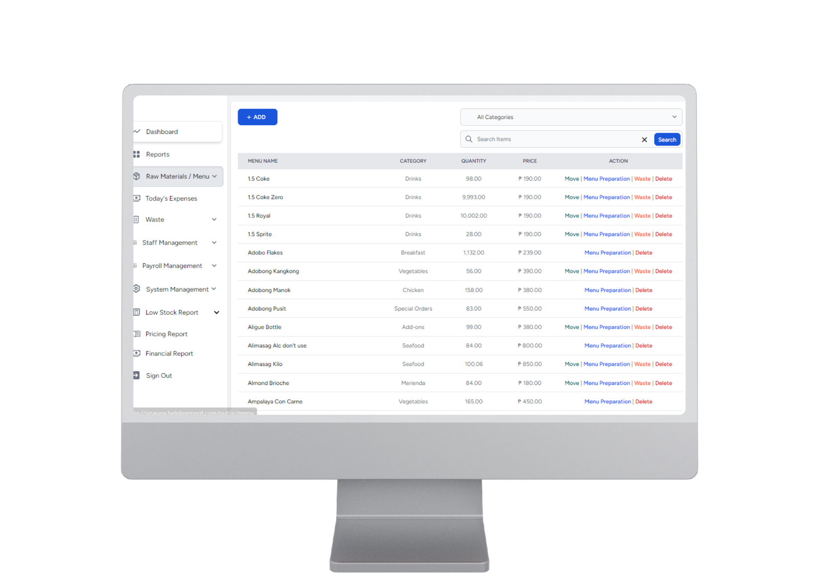 Inventory System Hover